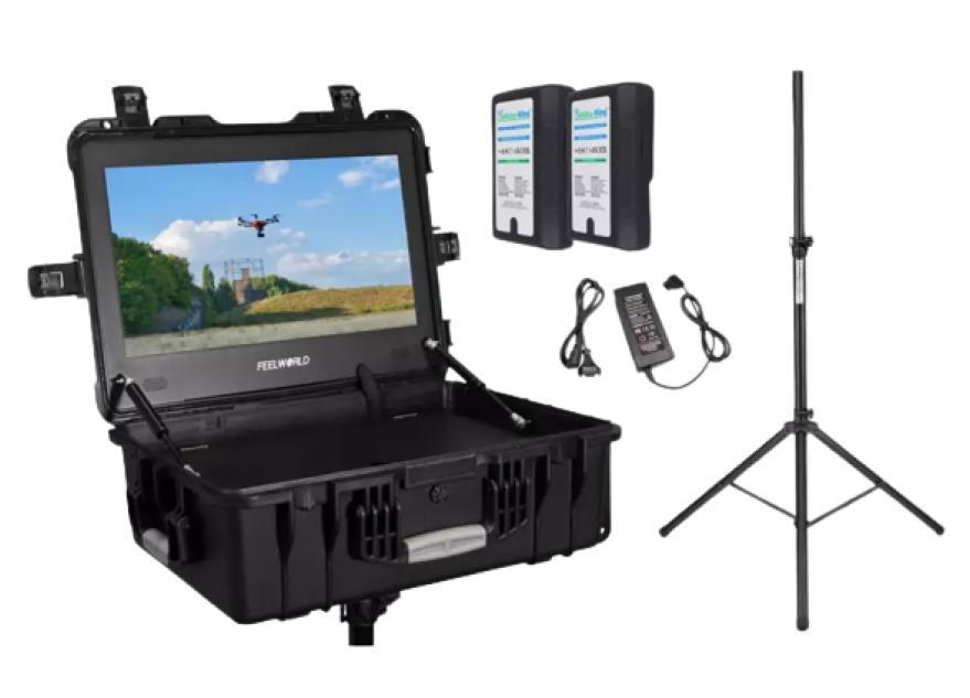 Monitorset mit Akku & Stativ