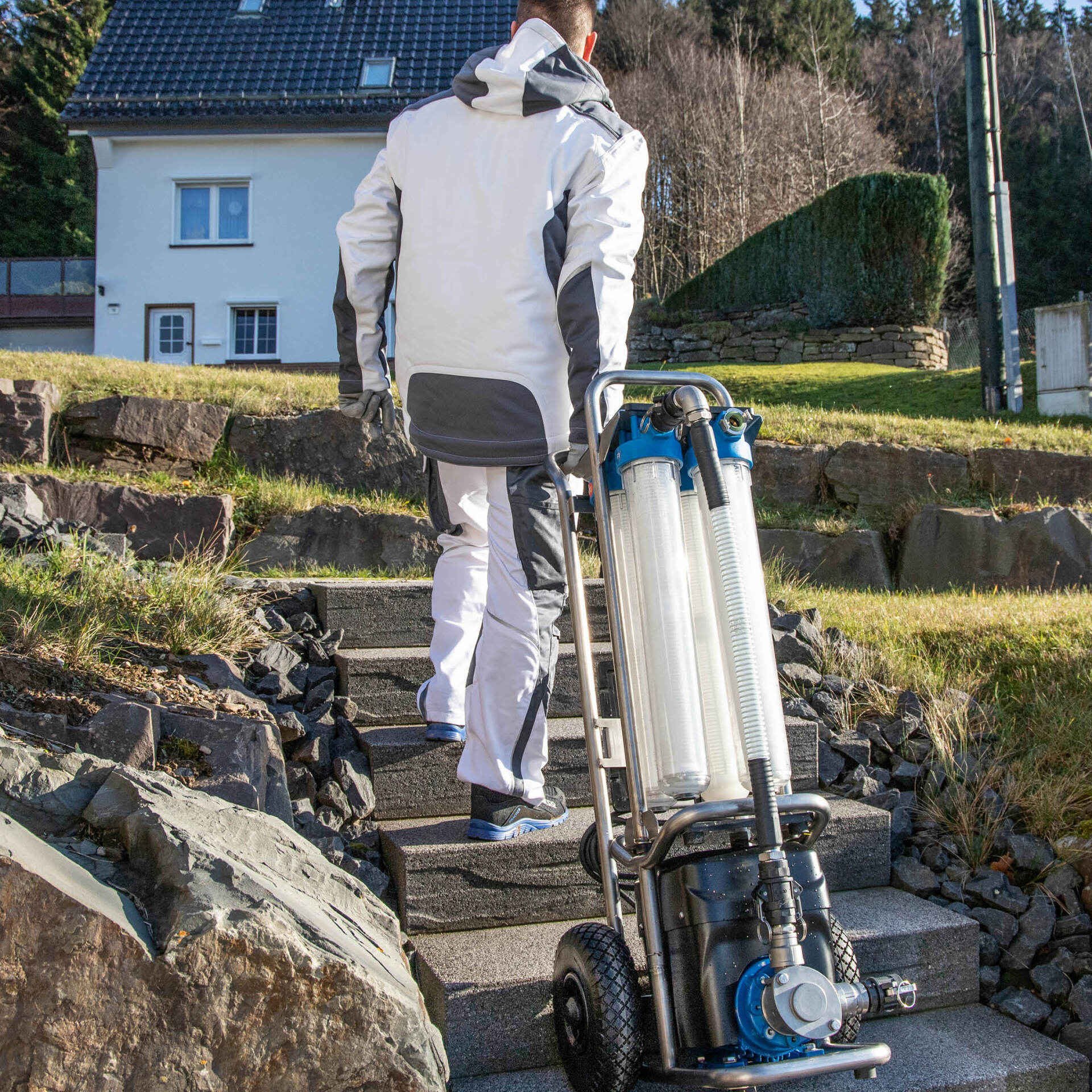 HERMES Abwasserpumpe Pro mit Quattrofilter