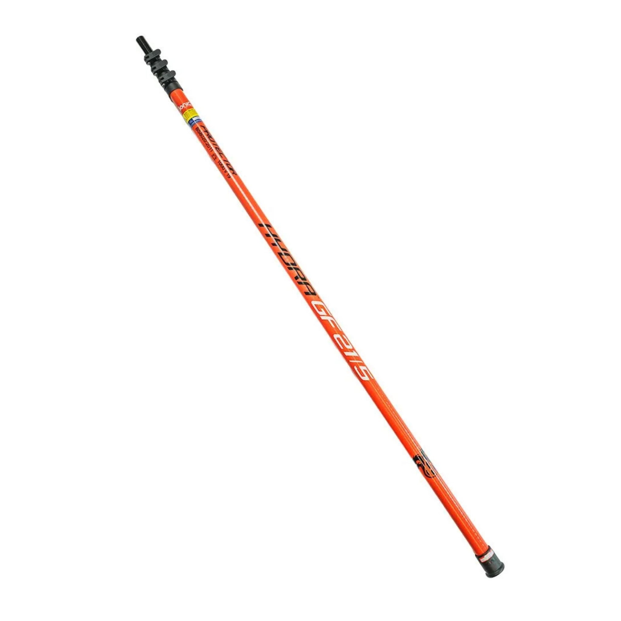 Hydra Glasfaser Teleskopstange 6,4 m – solide Glasfaserstange