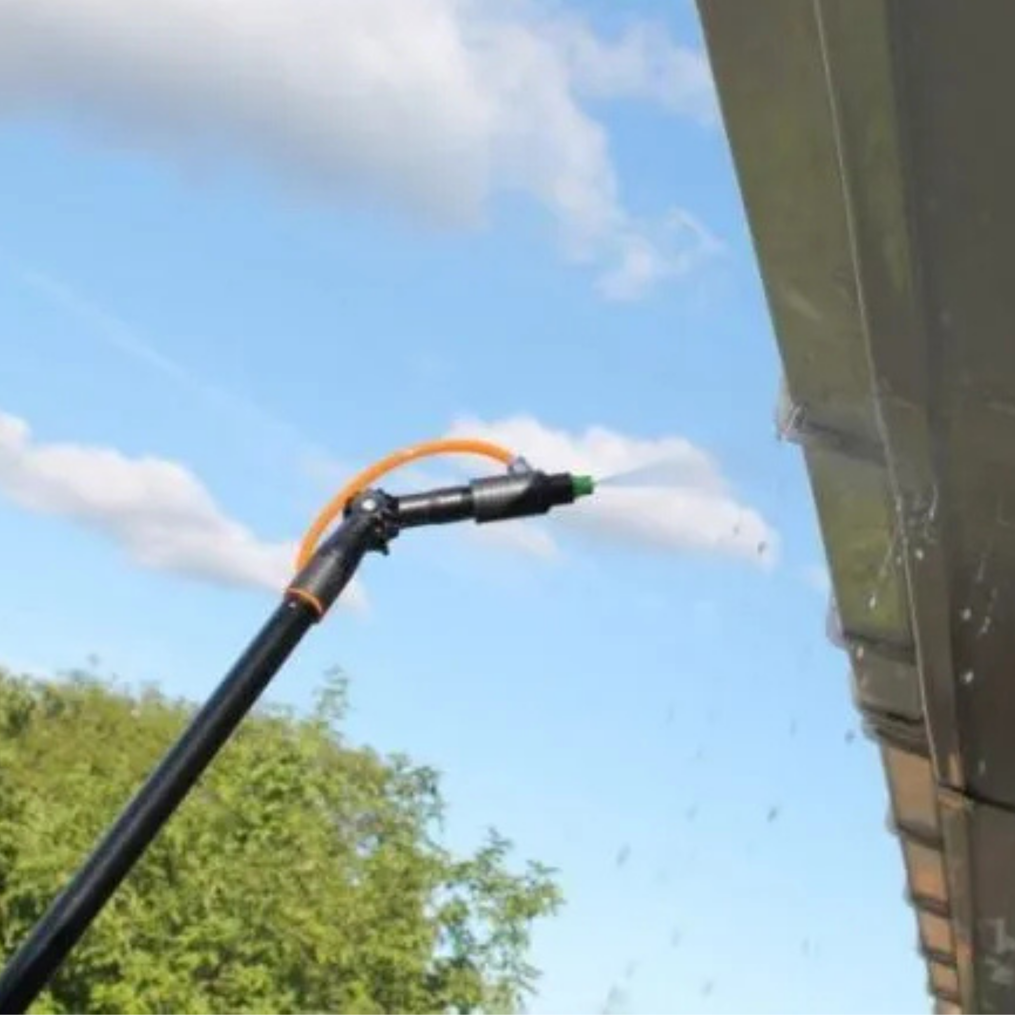 Roof Wand™ Softwash-Düsenaufsatz – Profi-Aufsatz für Biozid-Anwendung & Softwash-Reinigung