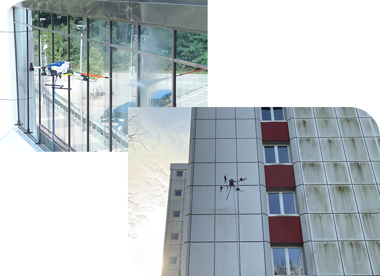 CopterClean Drone – Professionelle Reinigungsdrohne
