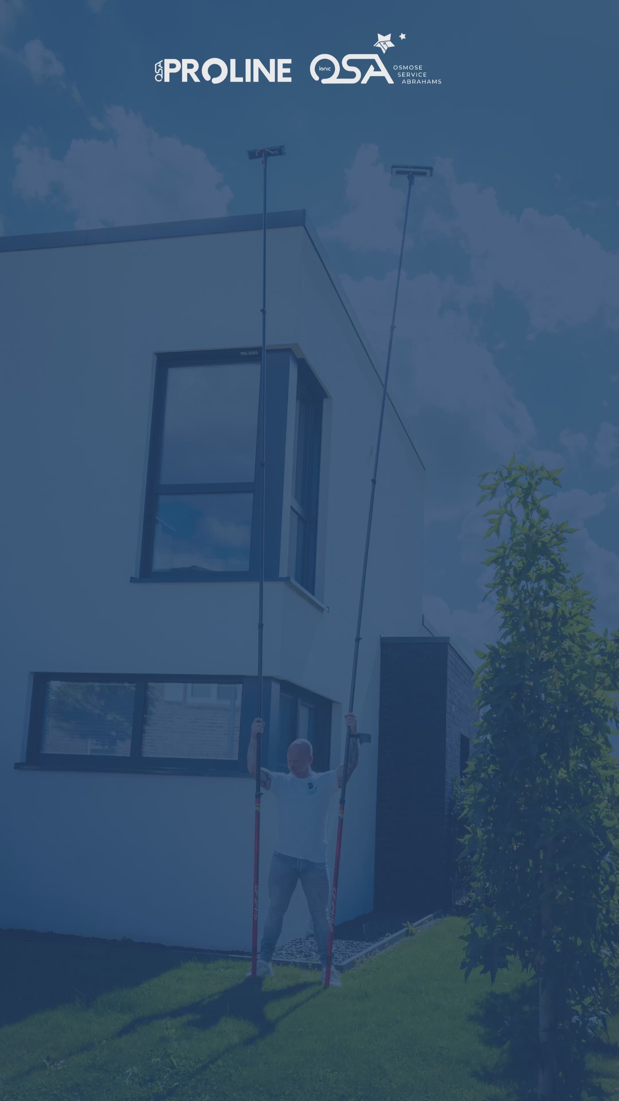 OSA PowerSprayer Pro X – Elektrischer Profi-Sprayer für Dach-, Fassaden- & Pflasterreinigung