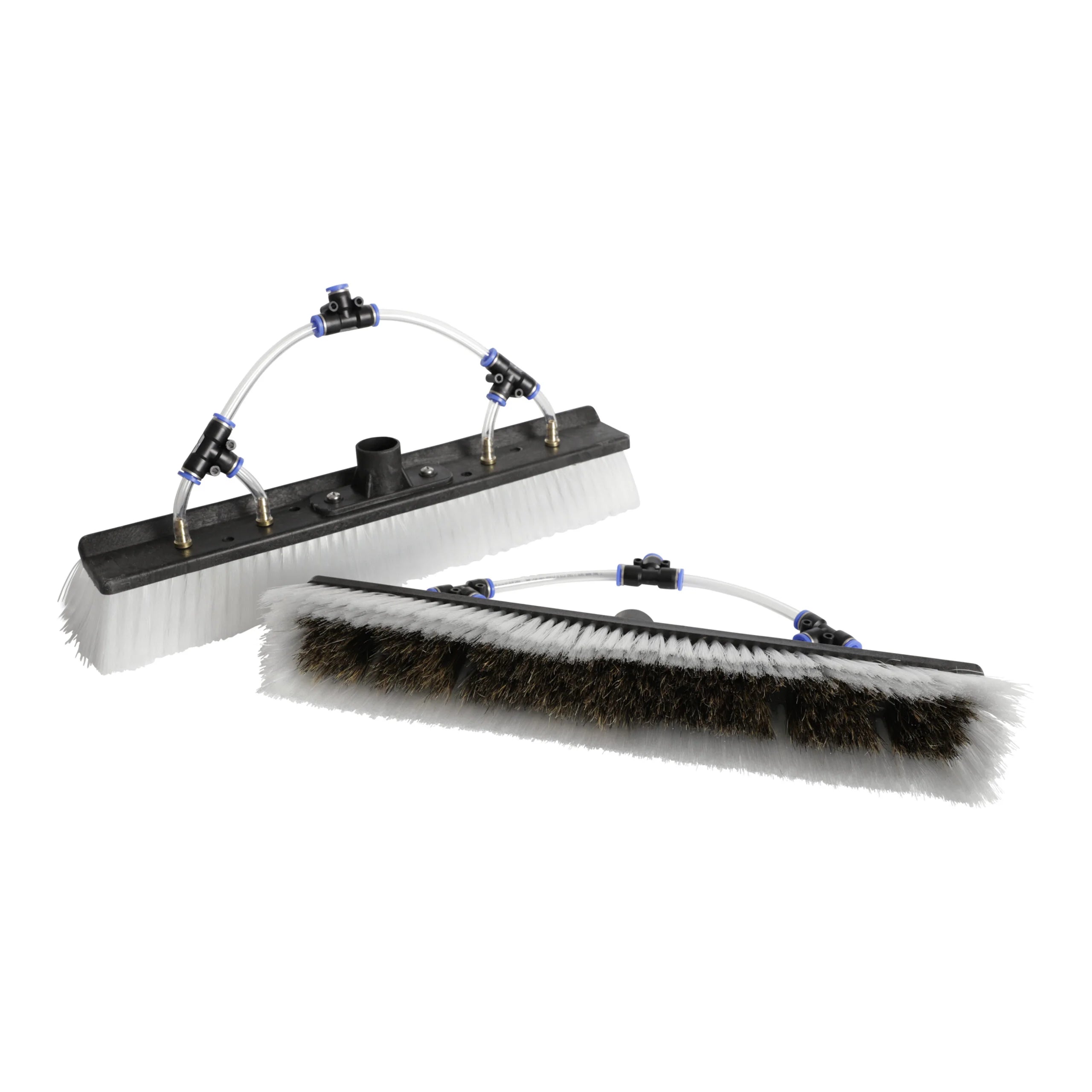 OSA ProLine™ 14" Hybrid Bürste – Dupont™ + Boar’s Hair (Naturborsten), 360 mm mit 4 Pencil Jets & Euro Socket
